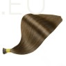 Rotbraune I-Tip Extensions by Estrella in der Farbe #04